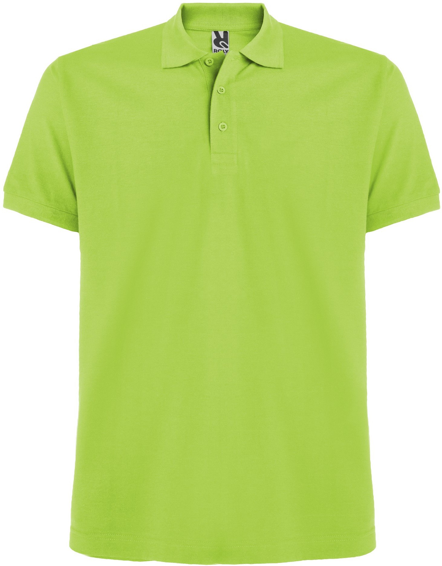 Polo manga corta hombre color VERDE LIMA